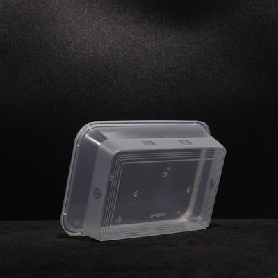 Suitable For Hot And Cold Food Disposable PP Lunch Box Packaging With Customized Color