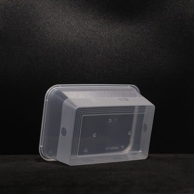 BPA Free Disposable PP Lunch Box for Hot and Cold Food Outdoor
