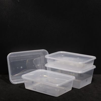 Customized Fast Food Box PP Lunch Box  Stackable for Easy Transport
