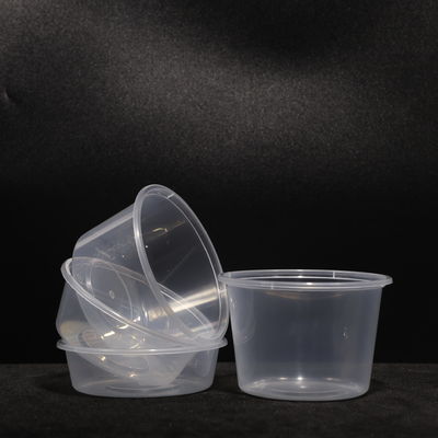 440ml Leak Proof Stackable Lunch Box PP Material Round Shape for Food Storage