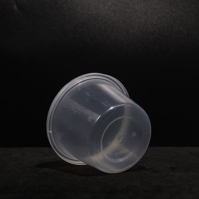 Round BPA Free PP Lunch Box with Customizable Printing for Food and Snacks