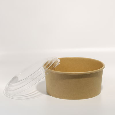 1000ml Cardboard Paper Packaging Box Takeaway Containers CMYK / Pantone Color