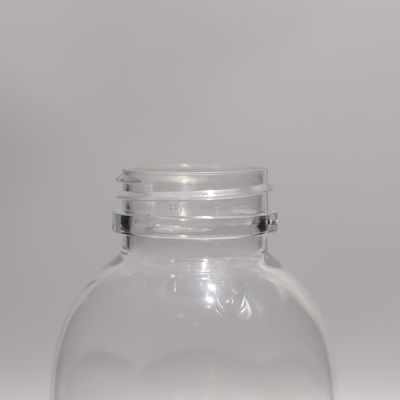 Clear PET Plastic Bottle Juice Bottles 300ml Screw Cap Aluminum Tight Sealing