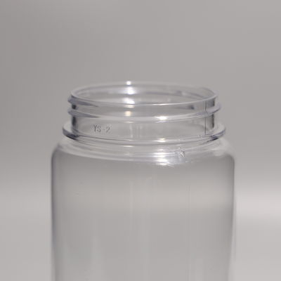 Tight Sealing 500ML Plastic PET Bottle Round With Screw On Aluminum Lid