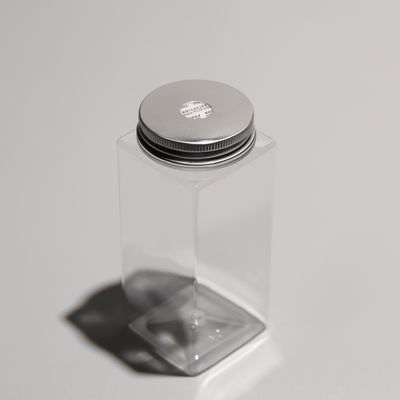 500ML Clear Plastic PET Bottle With Aluminum Lid Plastic Juice Bottles