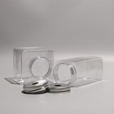 Rectangular PET Juice Bottles Plastic Boba Tea Bottles Customized With Tight Seal