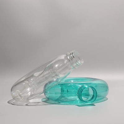 Sustainable Transparent PET Plastic Bottles for Beverage Packaging