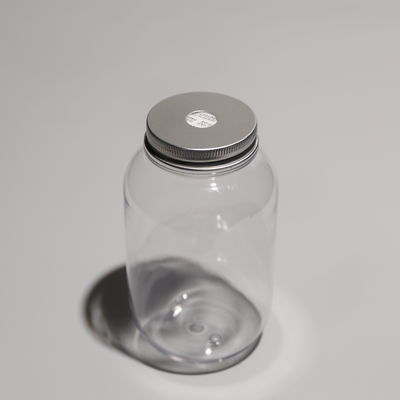 Customized Color Round BPA Free PET Plastic Bottles U shape  with Screw On Lid