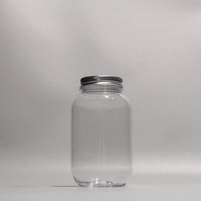 Alüminyum veya plastik kapağı olan 500 ml yuvarlak plastik PET suyu şişesi