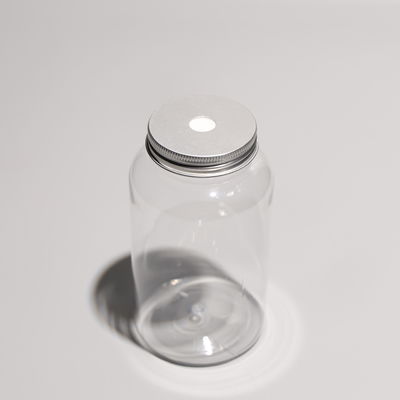 Screw On Cap PET Plastic Bottle With Customized Color For Food Storage