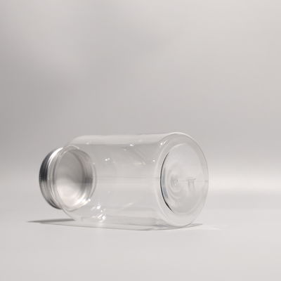 500ml Crystal Clear Transparent PET Plastic Bottles with Screw Lids