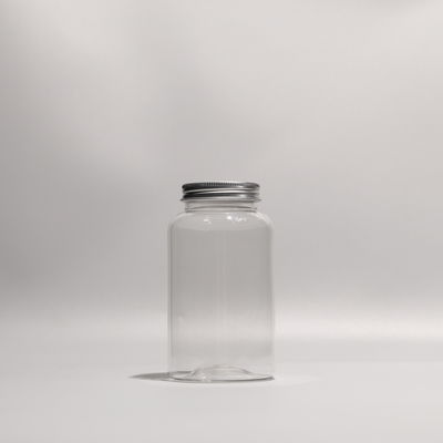 500ml Crystal Clear Transparent PET Plastic Bottles with Screw Lids