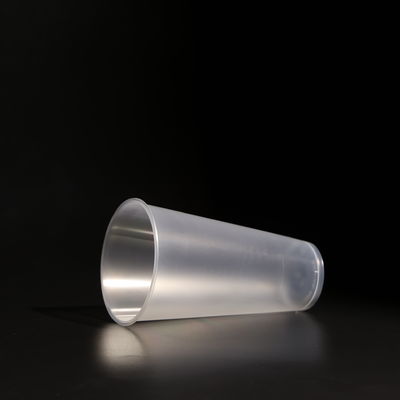 BPA Free Plastic Round PP Cup With Customizable Logo And Lid For Juice Or Boba Tea