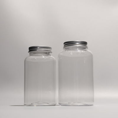 PET Plastic Juice Bottle with Screw On Lid