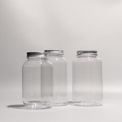 PET Plastic Juice Bottle with Screw On Lid