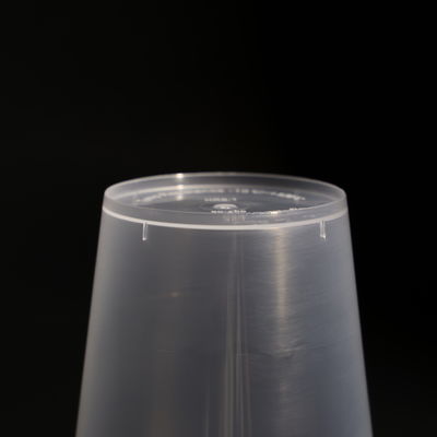 14OZ Round PP Cup with Flat Lid for Coffee And Cold Juice