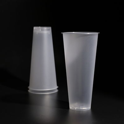 BPA Free Plastic PP Cup For Takeaway Juice Drinking Cup With Customized Logo