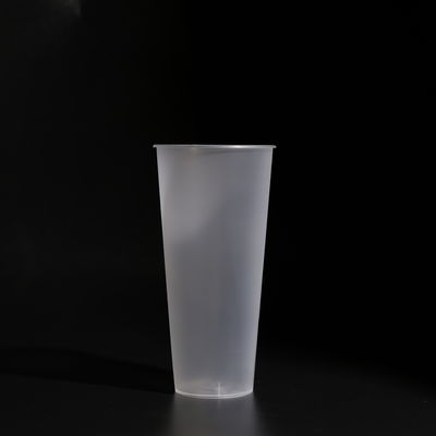 Food Grade Plastic PP Cup 700ml Capacity With Dome / Flat Lid