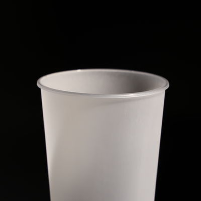 700ml Round Plastic PP Cup With Flat Lid For Cold Beverage Or Coffee