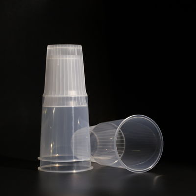 Round Disposable Plastic Drinking PP Cups Bpa Free With Lid For Boba Tea