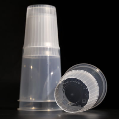 Round Disposable Plastic Drinking PP Cups Bpa Free With Lid For Boba Tea