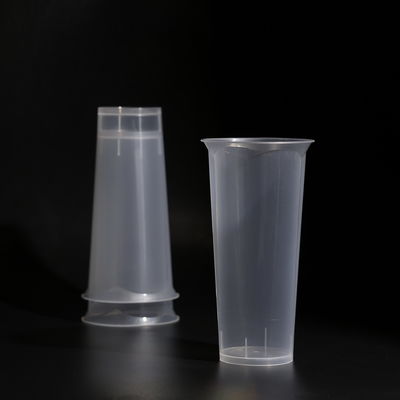 Round Shape Food Grade Plastic PP Cups With Lid For Beverage Or Boba Tea
