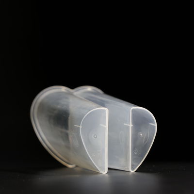 FDA Certification Customized Logo Double Plastic PP Cup With Dome Lid