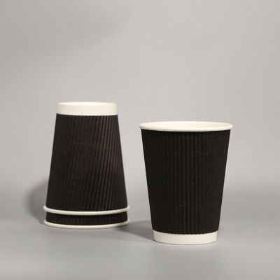 Eco Friendly Single Wall Disposable Paper Cup For Coffee Shops With Snap On Lid