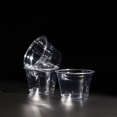 5.5oz Stackable Plastic PET Cup Set with Customizable Logo