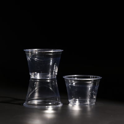 5.5oz Capacity Printed Food Grade Plastic PET Cups with Customized Printing