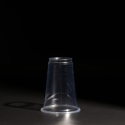 9オンス プラスティック PET カップ フラット/ドーム 蓋付き 氷コーヒー ボバ茶 冷汁