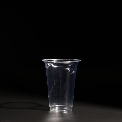 10oz Clear Plastic Disposable PET Cup Drinking Cups With Lid