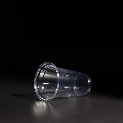 CUSTOMIZED LOGO 10oz Translucent Plastic Disposable PET Cups For Cold Drinks