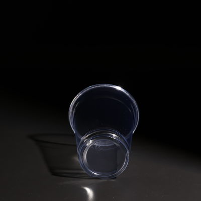 BPA Free Transparent Disposable Beverage PET Cups 12oz Single Wall For Cold Cup