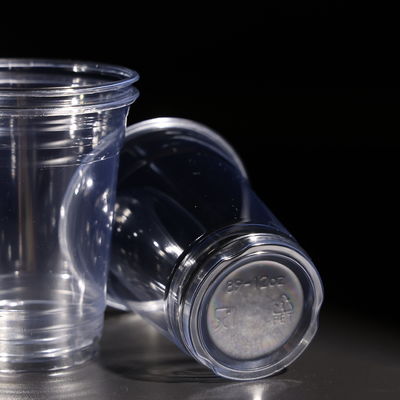 12oz Plastik Disposable Cup Tumblers PET Minum cangkir untuk minuman dingin Kopi Boba Teh