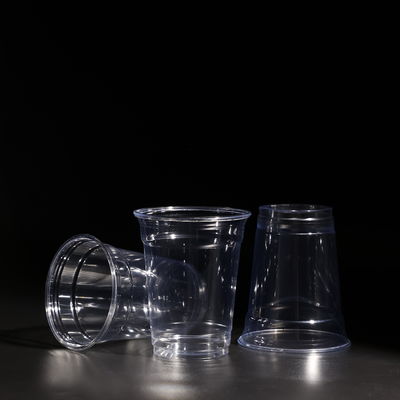 ODM/OEM BPA Free Reusable Disposable Plastic PET Travel Cup 12oz