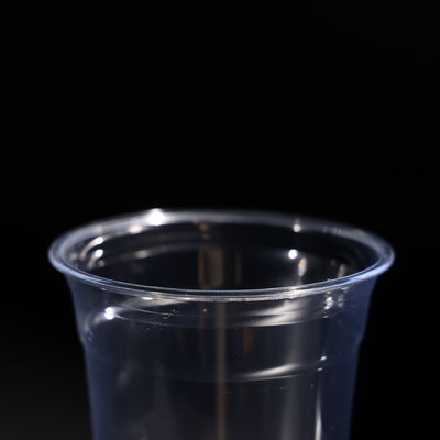 Reusable PET Plastic Cups for Cold Beverages Coffee Boba Tea and Cold Juice