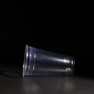 Customized Disposable PET Plastic Cup with Logo Printing for Cold Beverages