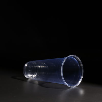 فنجان های نوشیدنی های سرد 20 اونسی پلاستیکی PET با گنبد/پوش صاف