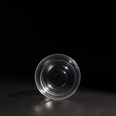 U Shape 12oz PET Plastic Clear Disposable Cup With Dome/Flat Lid