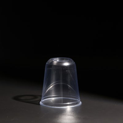 400 ml διαφανή πλαστικά φλιτζάνια PET με κάλυμμα για χυμό