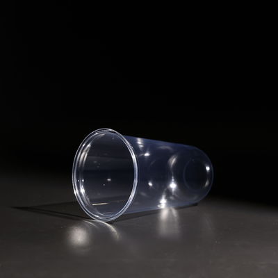 600 میلی لیتر فنجان چای حباب پلاستیکی PET قابل جمع و جور برای نوشیدنی های سرد