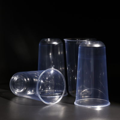Bpa Free Food Grade Plastic Cups with PET Material With Lid