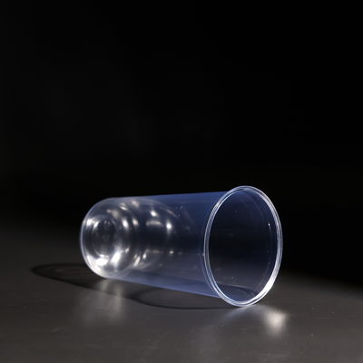 24OZ PET Plastic Transparent Cups BPA Free Disposable Bubble Tea Cups SGS Certified