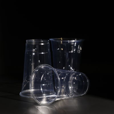 50 Count Stackable Takeaway Plastic PET Cup With Custom Print For Juice