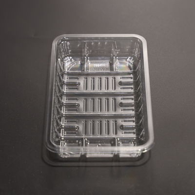 FAD Certified PET Disposable Plastic Food Plate for Safe Food Packaging Tray