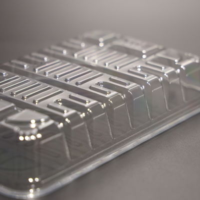 Plastik Gıda Tepsisi PET Dörtgen Gıda Depolama Tepsisi BPA Serbest Sebze Meyve