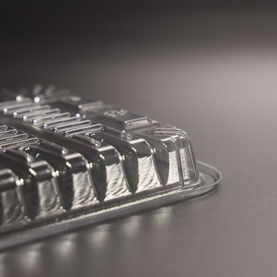 SGS Certified PET Plastic Food Tray Leak Proof Disposable Food Packaging Tray