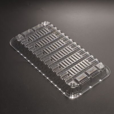 سینی مواد غذایی پلاستیکی بدون BPA سینی پلاستیکی مستطیل بسته بندی مواد غذایی برای میوه های تازه