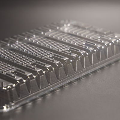 سینی مواد غذایی پلاستیکی بدون BPA سینی پلاستیکی مستطیل بسته بندی مواد غذایی برای میوه های تازه